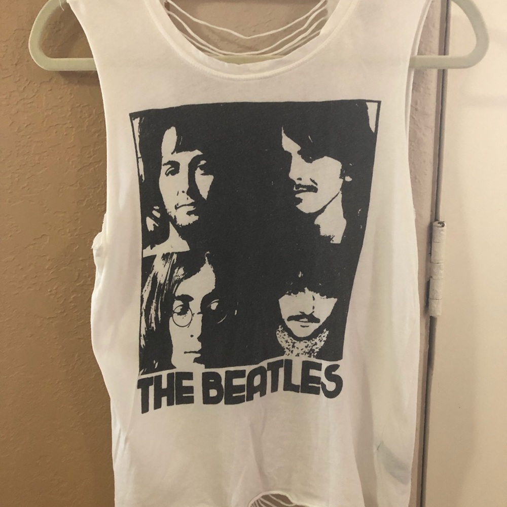 The Beatles faded Tank Top